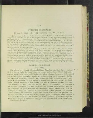 II c. Formula concordiae
