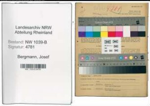 Entnazifizierung Josef Bergmann , geb. 22.03.1901 (Arzt)