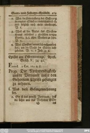 Epistel am Ostermontage. Apost. Gesch. X, 34 - 41.