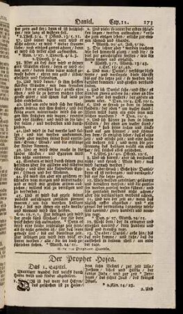 173-181, Der Prophet Hosea.