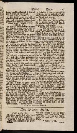 173-181, Der Prophet Hosea.