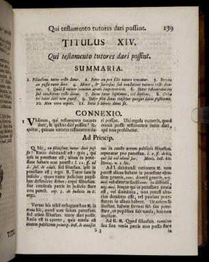 Titulus XIV. Qui testamento tutores dari possint
