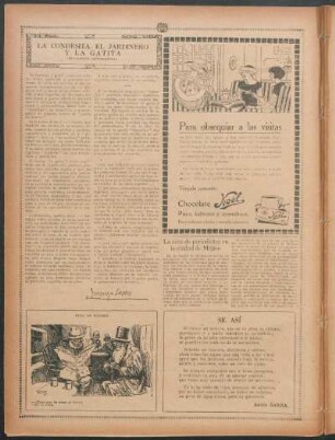 La condesita, el jardinero y la gatita : (Historieta sentimental)