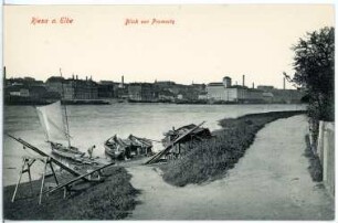 Riesa. Blick von Promnitz