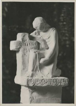 Trauernde: Tonmodell