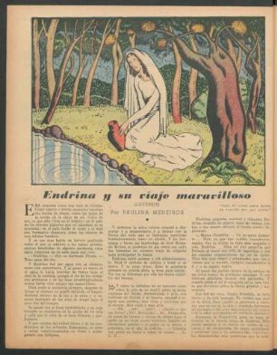 Endrina y su viaje maravilloso : (Leyenda)