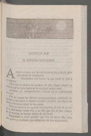 Capítulo XLII - El refugio nocturno