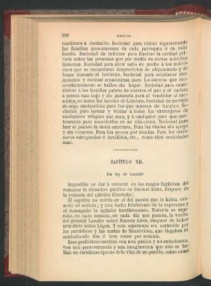Capítulo XII. - La ley de hambre.