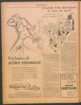¿Cuándo debe disfrutarse la luna de miel? : Opiniones poe Vicki Baum