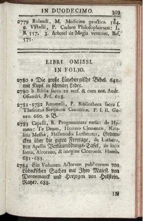 Libri Omissi.