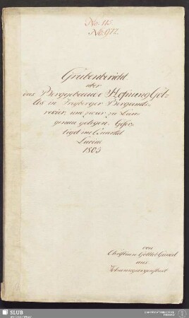 Grubenbericht über das Berggebaeude Hofnung Gottes in Freyberger Bergamtsrevier, und zwar zu Langenau gelegen - 17.6877 4.