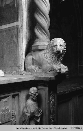 Grabmal des Piero de'Bardi (?) : Arkade : Löwenfiguren