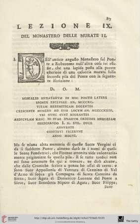 Lezione IX.
