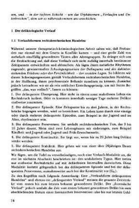 1.1 Verlaufsformen rechtsbrecherischen Handelns
