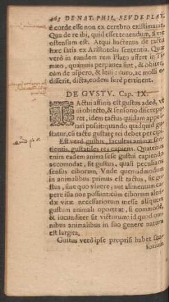De Gustu. Cap. IX.