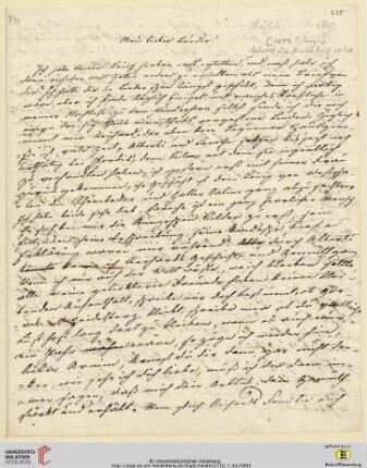 Brief von Clemens Brentano an Achim von Arnim