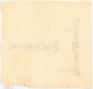 Krankenhaus: Grundriss 1. Obergeschoss 1:200