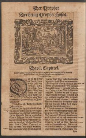 Der heilige Prophet Hosea.