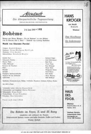 Bohème