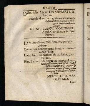 44-47, Dum felix Astraea Tibi Seiffarte ...