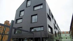 Klaipeda: Bebauung am Fluß Danés