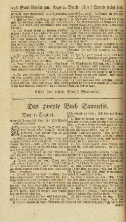 Das zweyte Buch Samuelis.