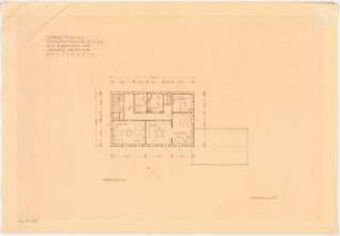 Gymnastikschule am See Monatskonkurrenz Dezember 1932: Grundriss Obergeschoss 1:100