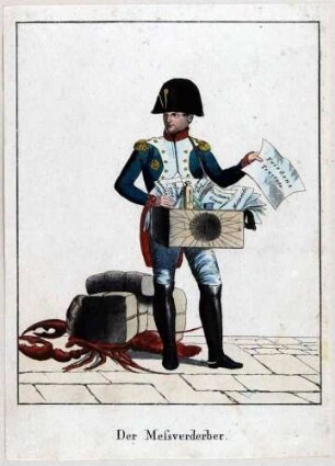 Napoleon-Karikatur: "Der Messverderber."