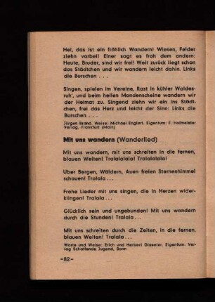 Mit uns wandern