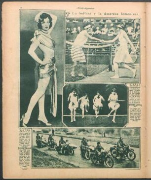 La belleza y la destreza femeninas [Fotografías]