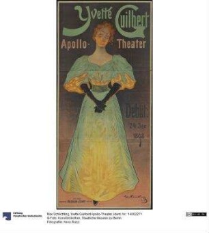 Yvette Guilbert Apollo-Theater