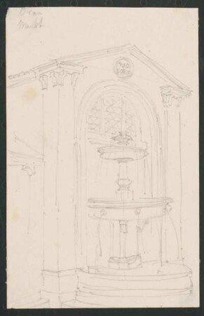 Markthalle mit Springbrunnen in Oran