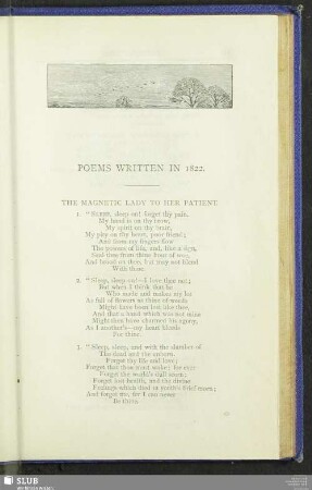 Poems Written In 1822