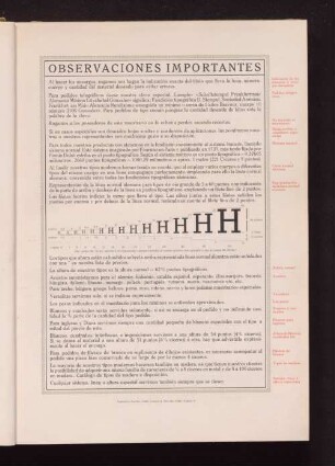 Observaciones Importantes