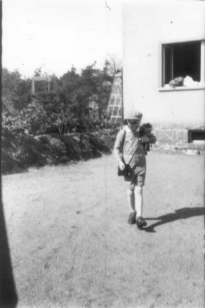 Ramon-Joachim Gerhardt als Schulanfänger, aufgenommen in Meißen auf der Stadtparkhöhe 6