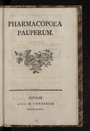 Pharmacopoea Pauperum