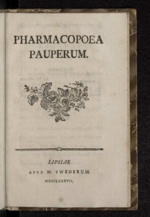 Pharmacopoea Pauperum