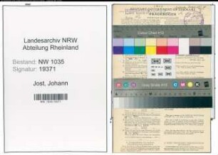 Entnazifizierung Johann Jost , geb. 01.01.1912 (Technischer Grubenbeamter)