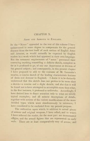 Chapter X. - Arms and armour in England