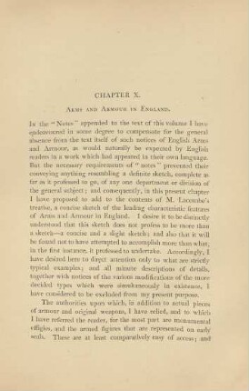 Chapter X. - Arms and armour in England