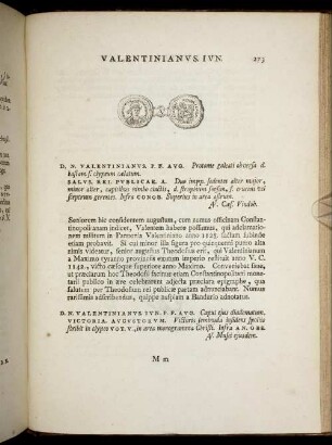 Valentinianus. Iun. [ ... mit Abbildungsbeschreibung].