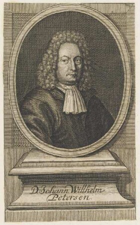 Bildnis des Johann Willhelm Petersen