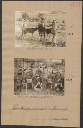Scherz- und Musikkapelle an der Westfront