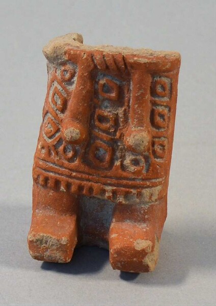 Lower part of a clay figure