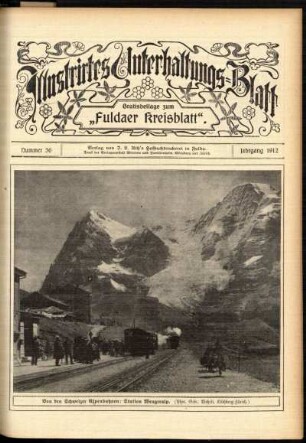 Ausgabe vom Sonntag, den 08. September 1912.