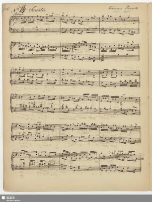 Durante, Francesco: Sonata