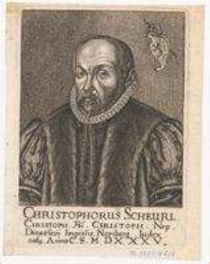 Christoph (III.) Scheurl, Sohn des Christoph, Enkel des Christoph, Stadtrichter; geb. 1535