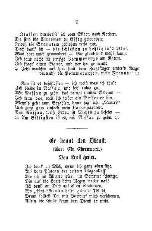 Er kennt den Dienst, von Ernst Heiler