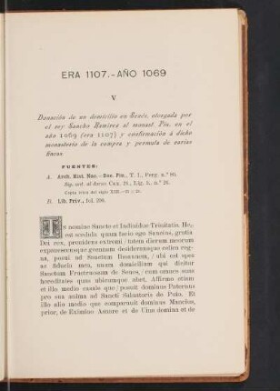 Era 1107. - Año 1069