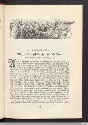 Die Stellungskämpfe vor Verdun